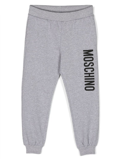 Logo-print cotton track pants