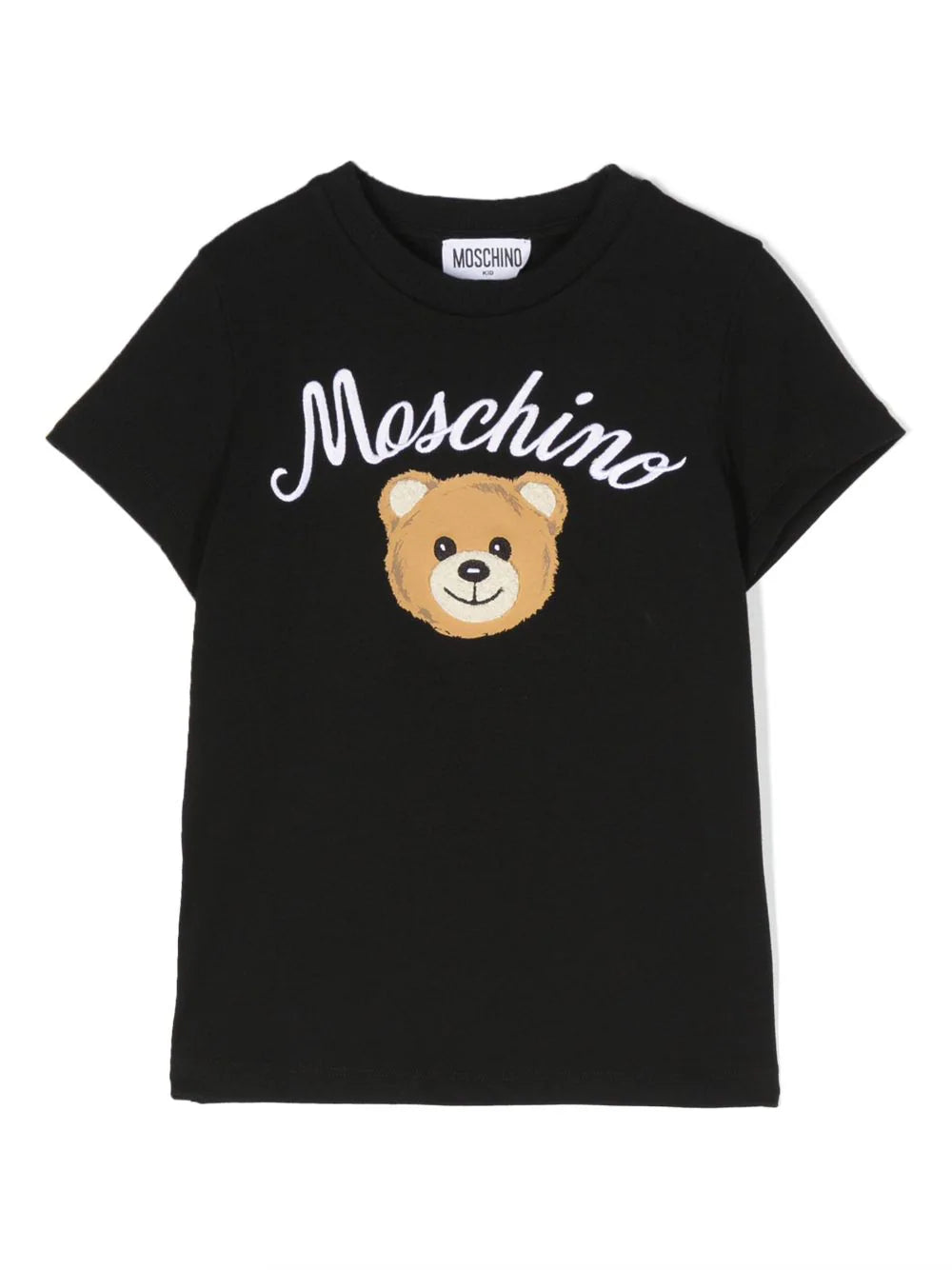 Teddy Bear-motif short-sleeve T-shirt Moschino Kids Nero | Grifo-210