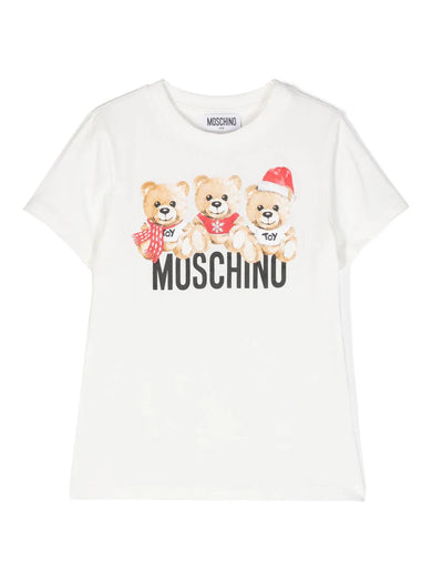 Teddy Bear-print short-sleeve T-shirt