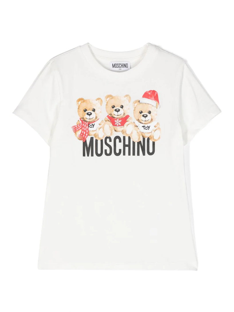 Teddy Bear-print short-sleeve T-shirt