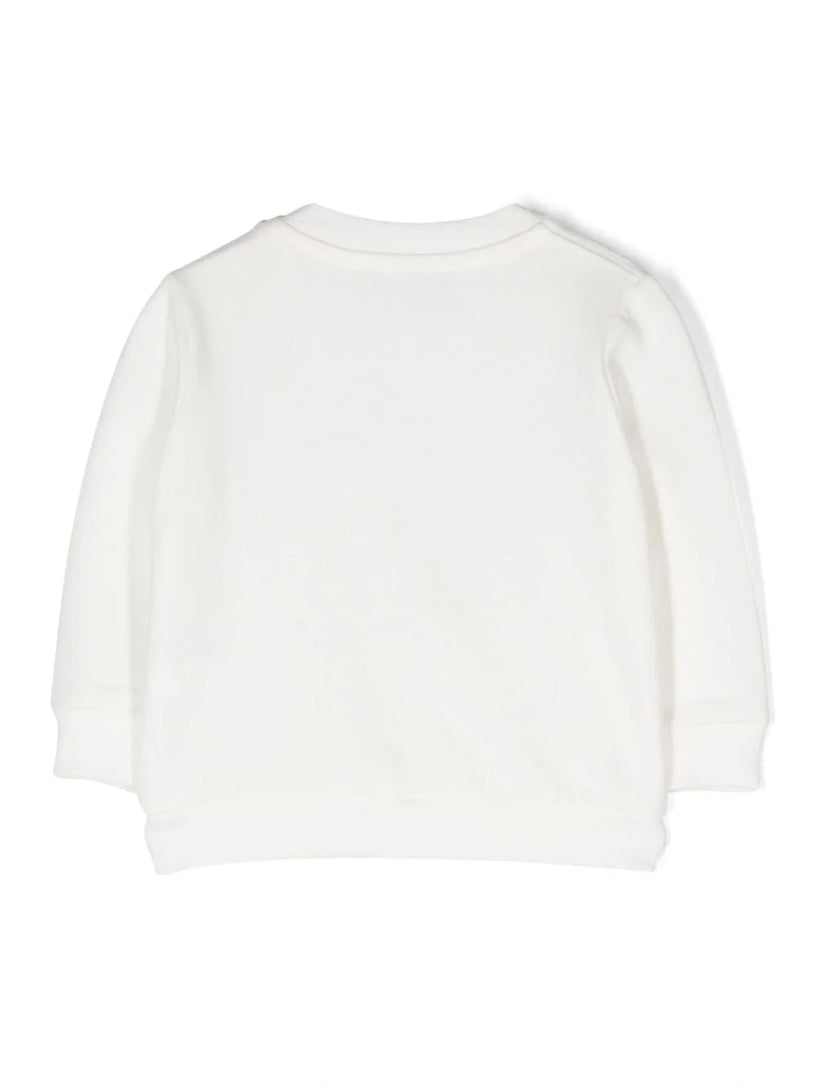 Embroidered-logo cotton sweatshirt