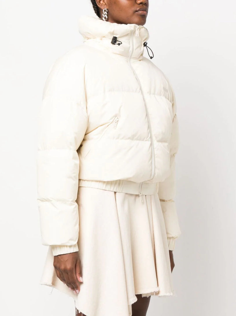 "Ripstop Nylon" Cropped down jacket