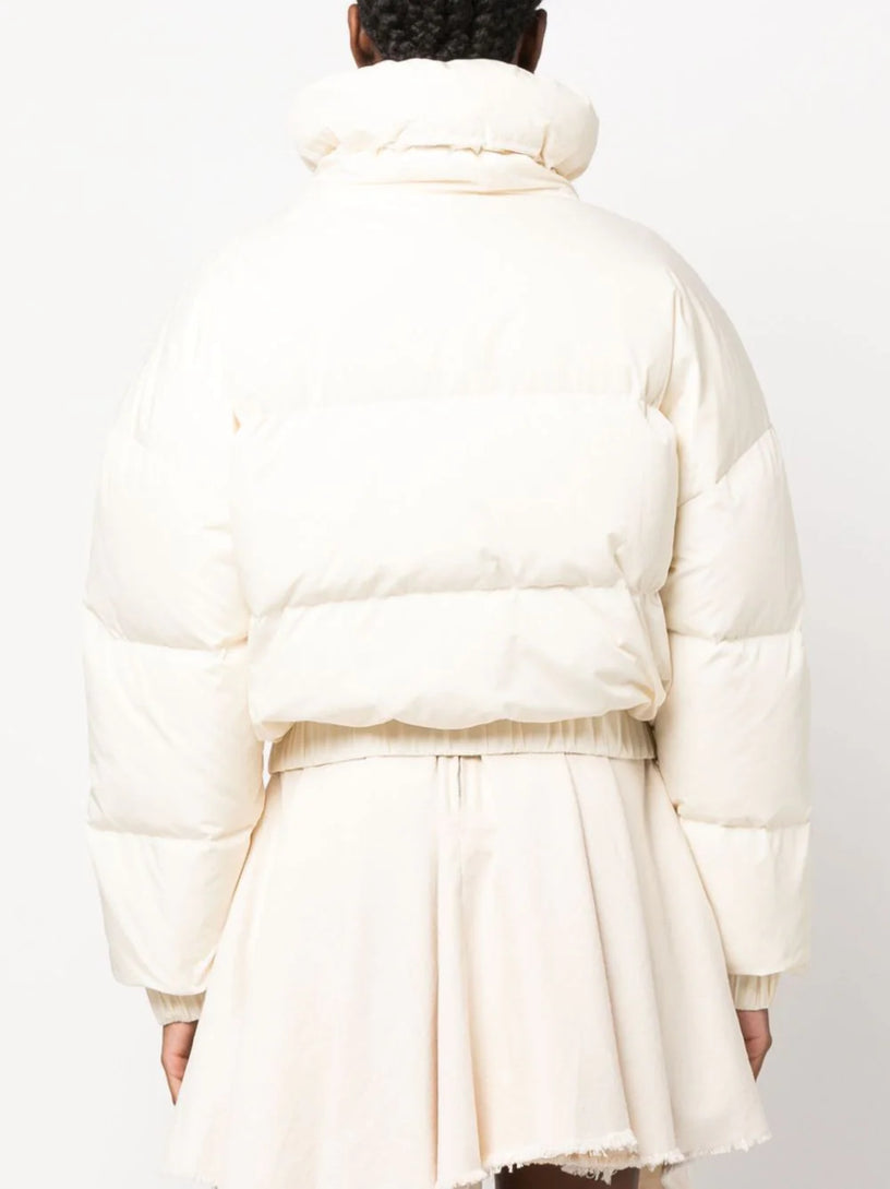 "Ripstop Nylon" Cropped down jacket