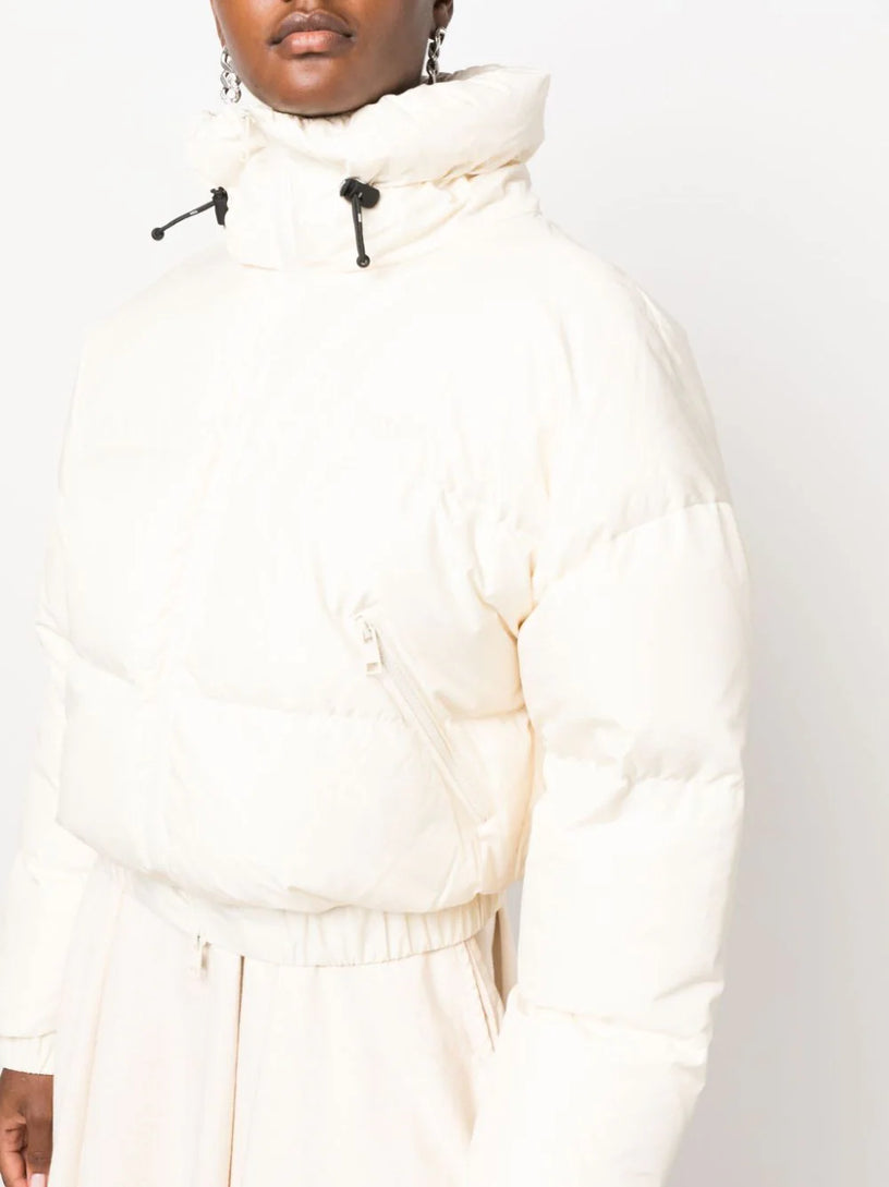 "Ripstop Nylon" Cropped down jacket