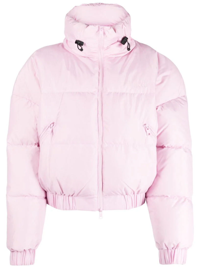 MSGM "ripstop nylon" cropped down jacket