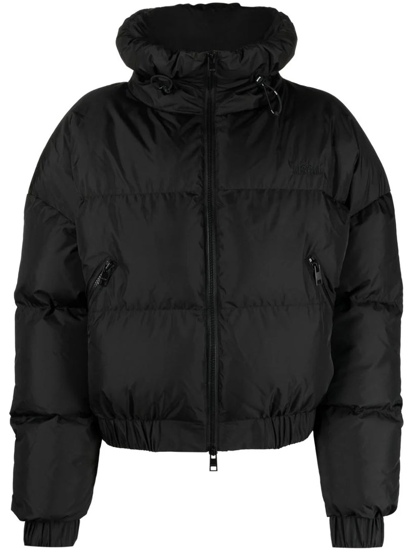 "Ripstop Nylon" Cropped down jacket