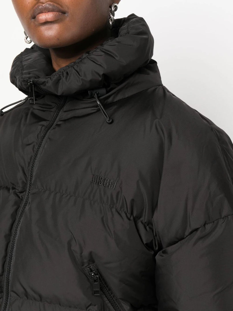 "Ripstop Nylon" Cropped down jacket