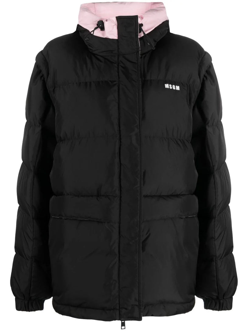 Logo down jacket