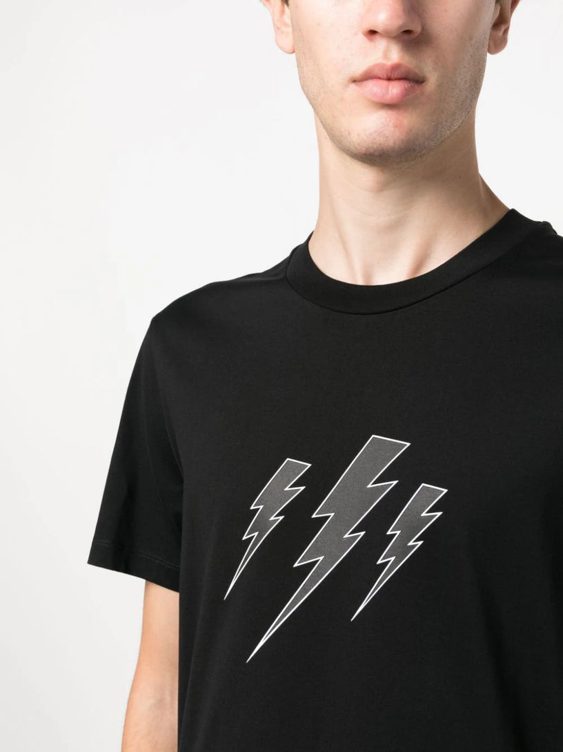 Thunderbolt print t-shirt