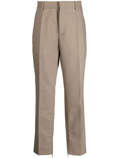 Tailored trousers with zip