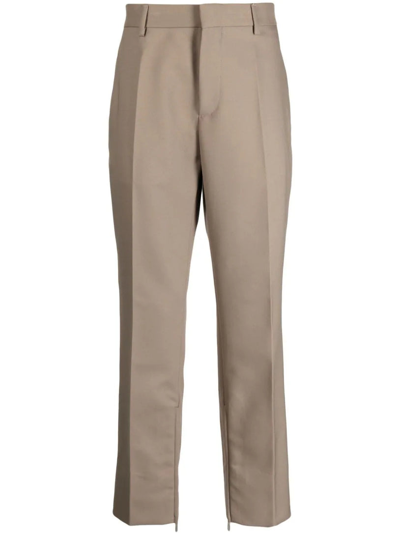 OFF-WHITE Tailored trousers with zip