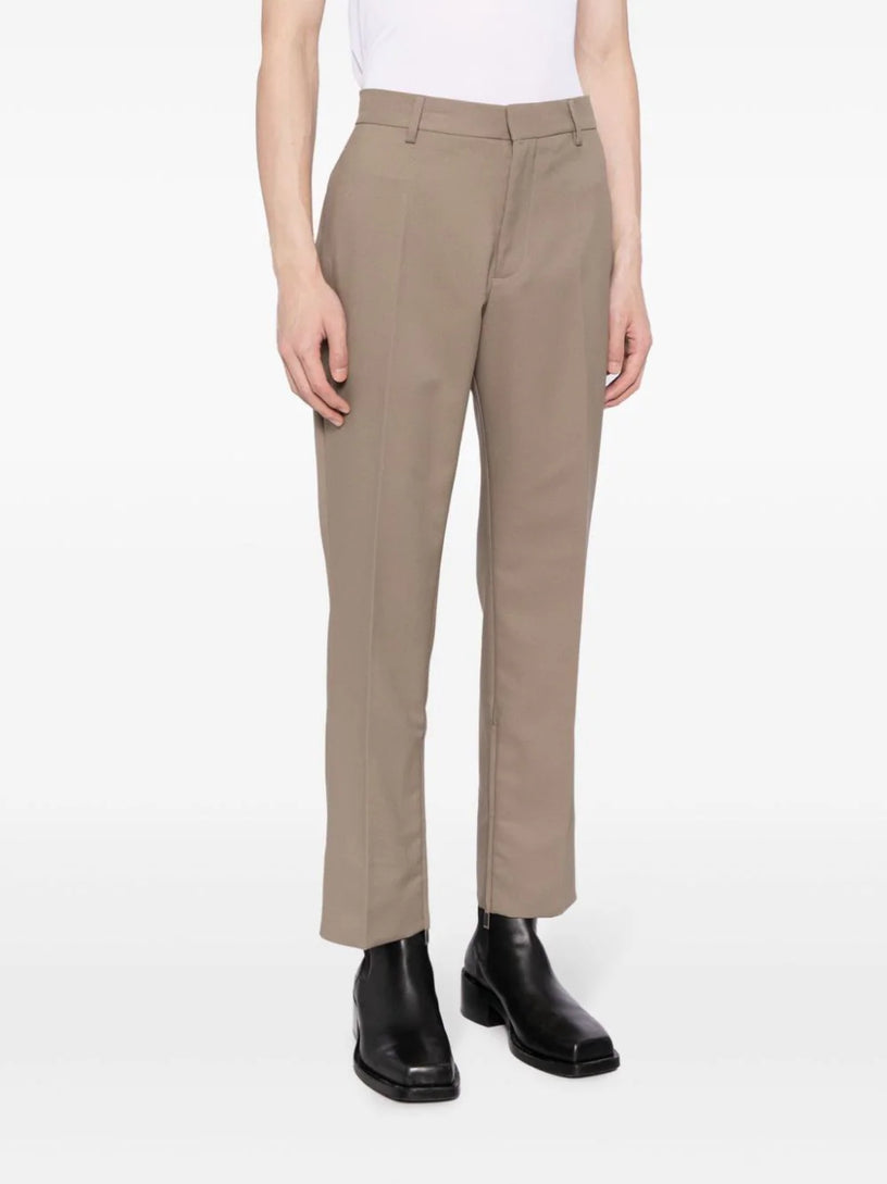 Tailored trousers with zip