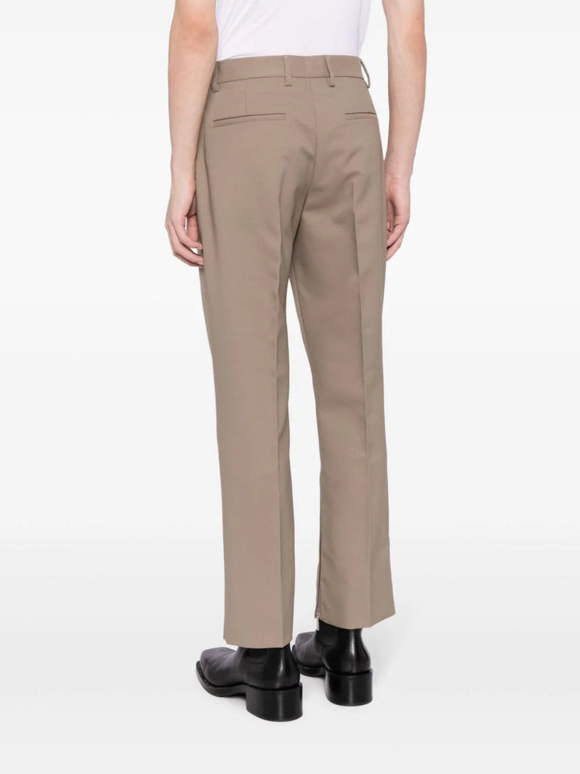 Tailored trousers with zip