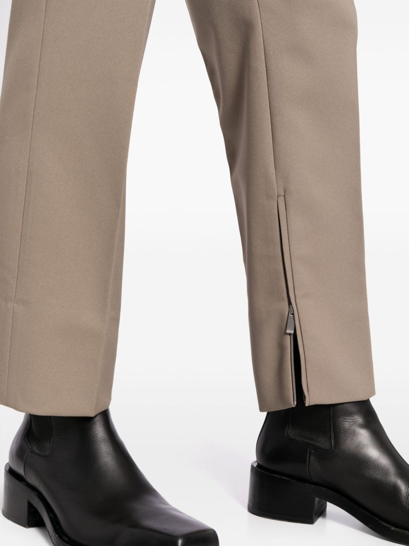 Tailored trousers with zip