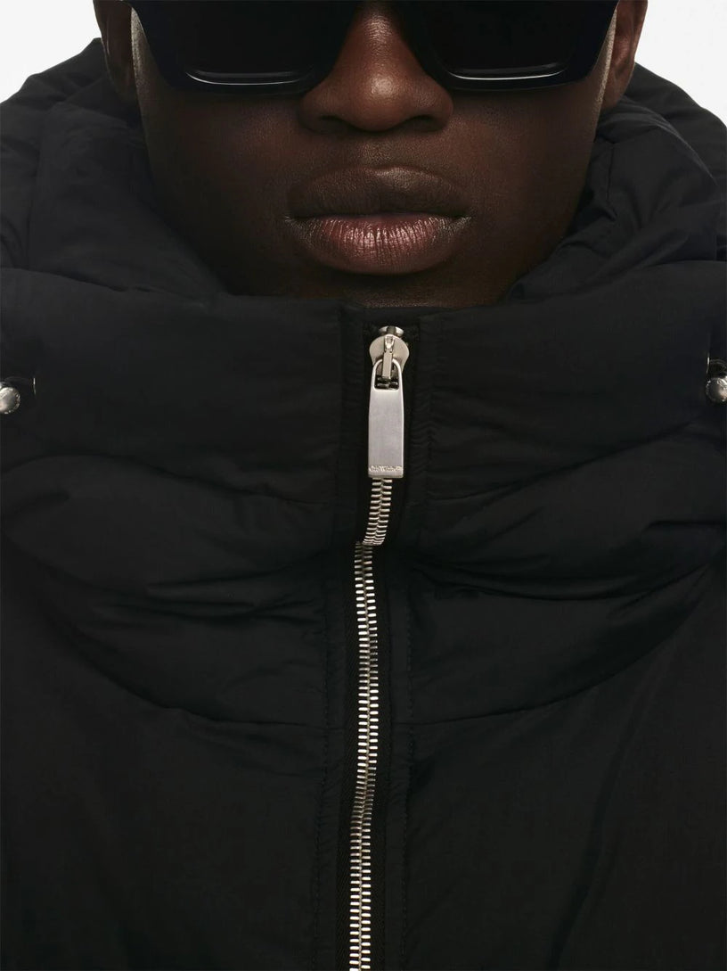 Down jacket with zip