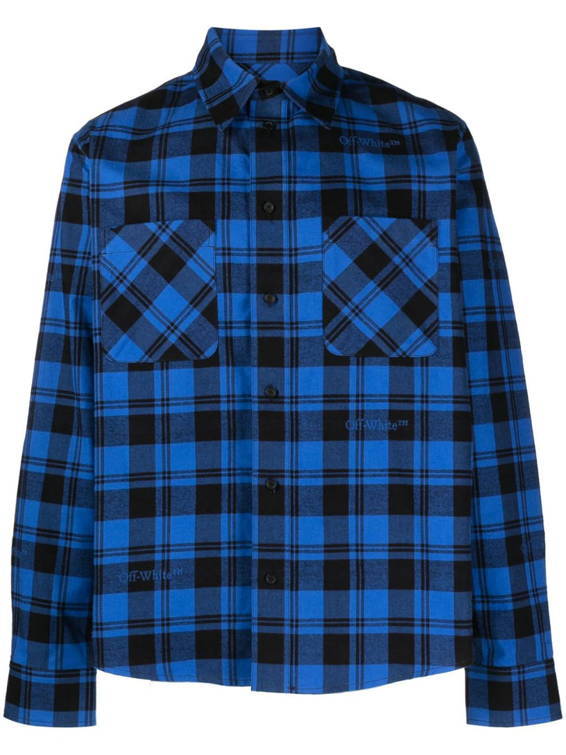 OFF-WHITE Check flann shirt