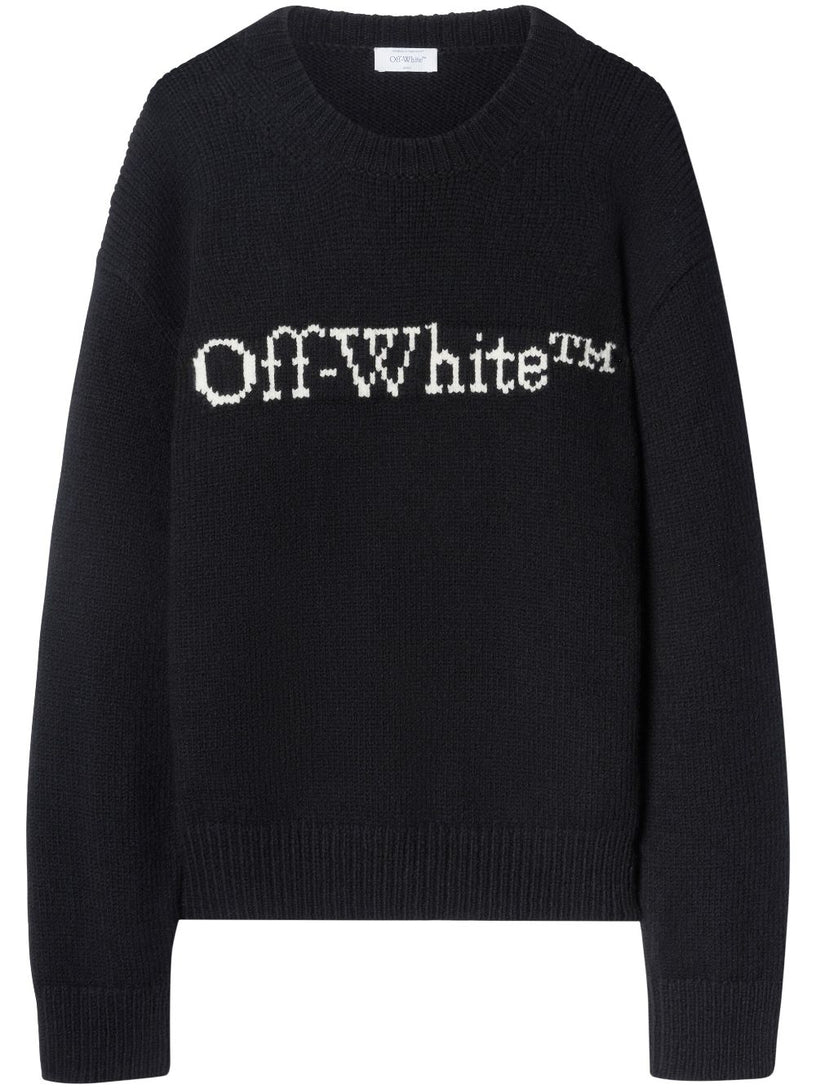 OFF-WHITE Big bookish chunky sweater