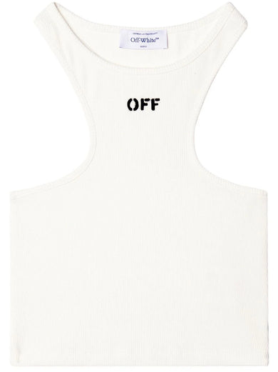 Off Stamp Rib Rowing Top