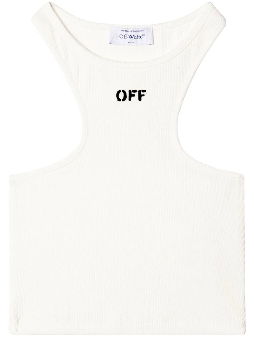 OFF-WHITE Off stamp rib rowing top