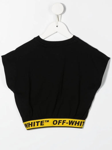 Logo Band Crop Tee S/S