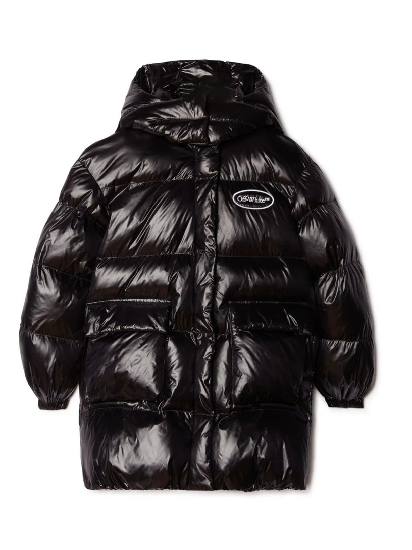 Arrow Quilted Long Puffer