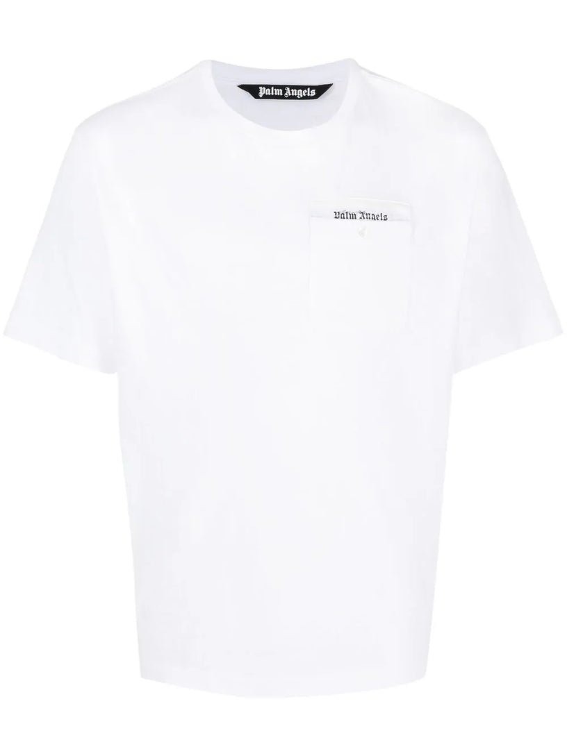 PALM ANGELS Sartorial tape pocket t-shirt