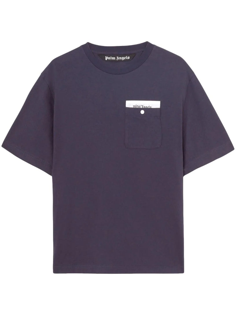 PALM ANGELS Sartorial tape pocket t-shirt