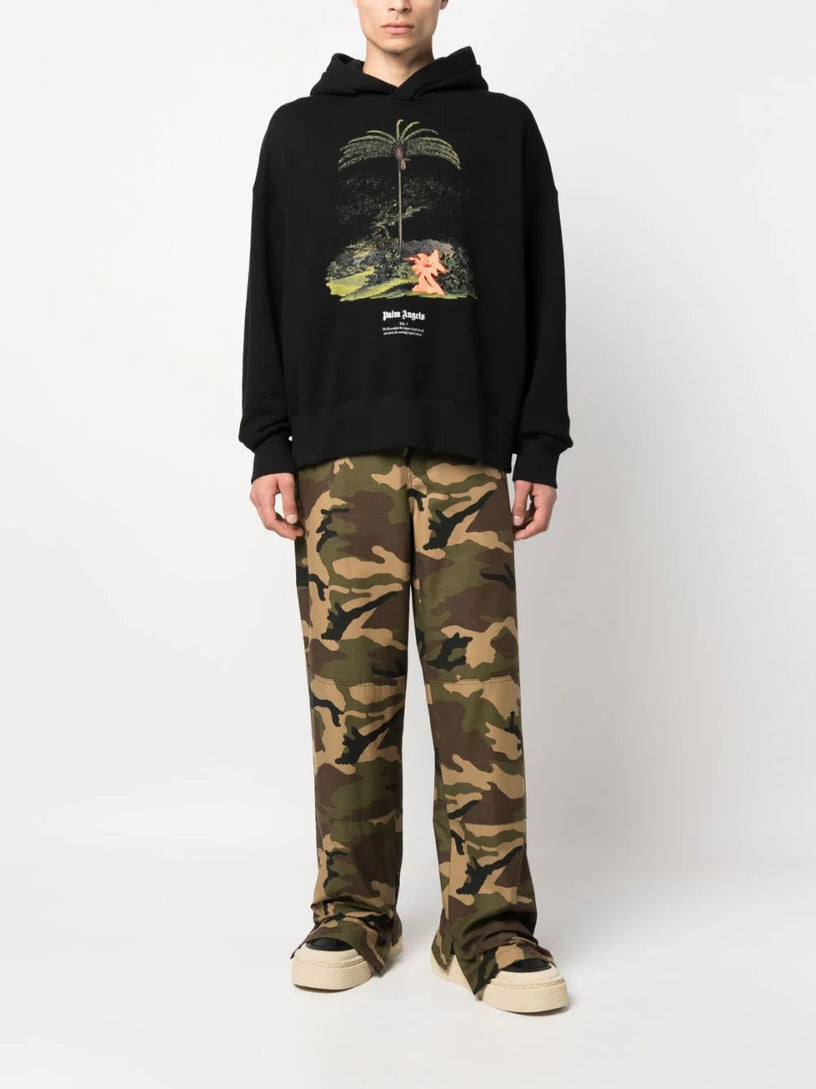 SARTORIAL WAISTBAND CAMO WORK PANTS