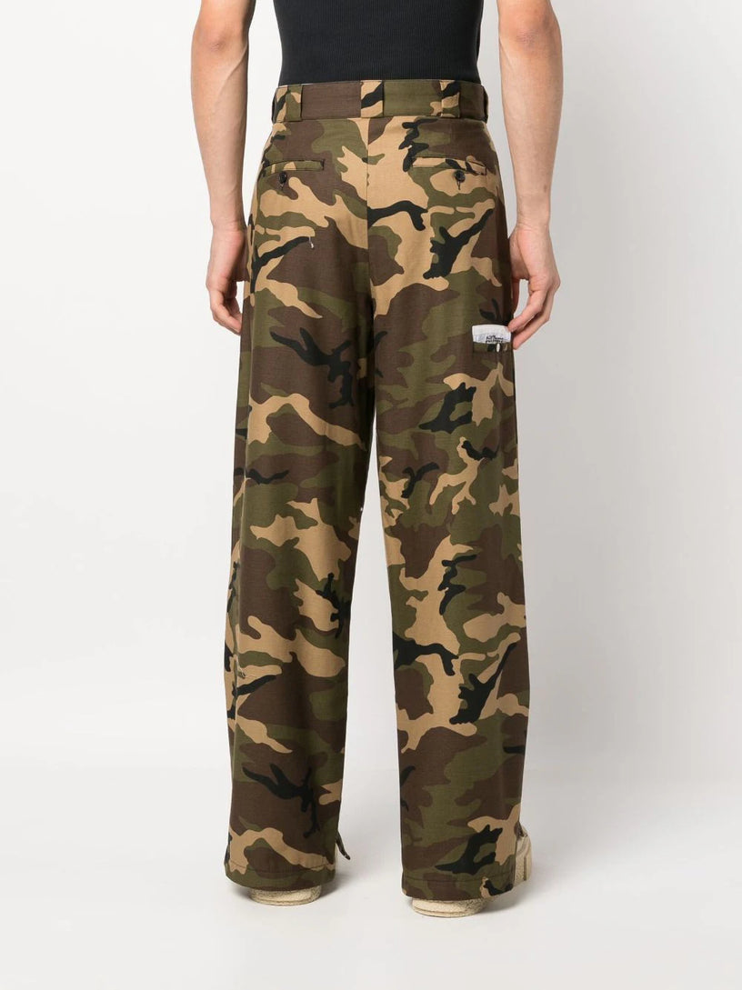 SARTORIAL WAISTBAND CAMO WORK PANTS