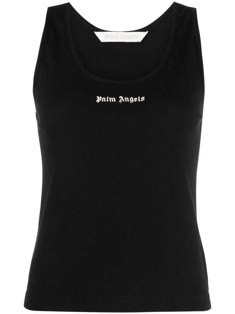 PALM ANGELS Classic logo tank top