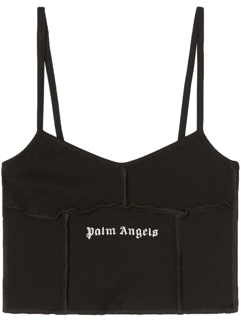 PALM ANGELS Classic logo rib top