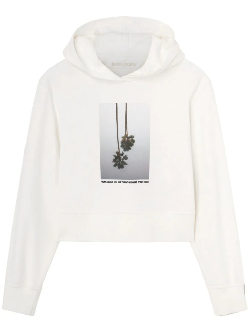 PALM ANGELS Mirage fitted hoodie