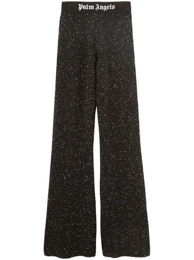 Soiree knit logo pants