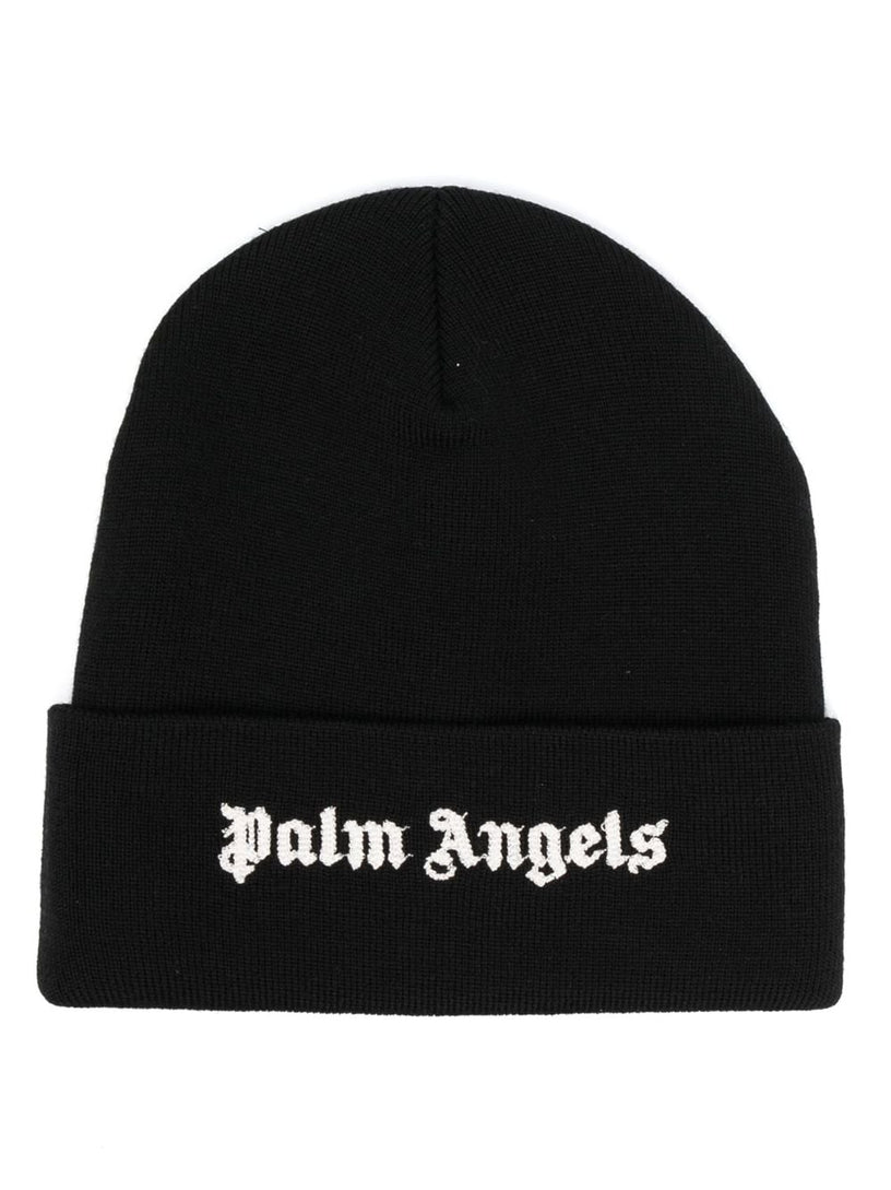 PALM ANGELS Classic logo beanie