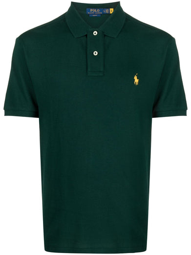 Slim Fit Mesh Polo Shirt