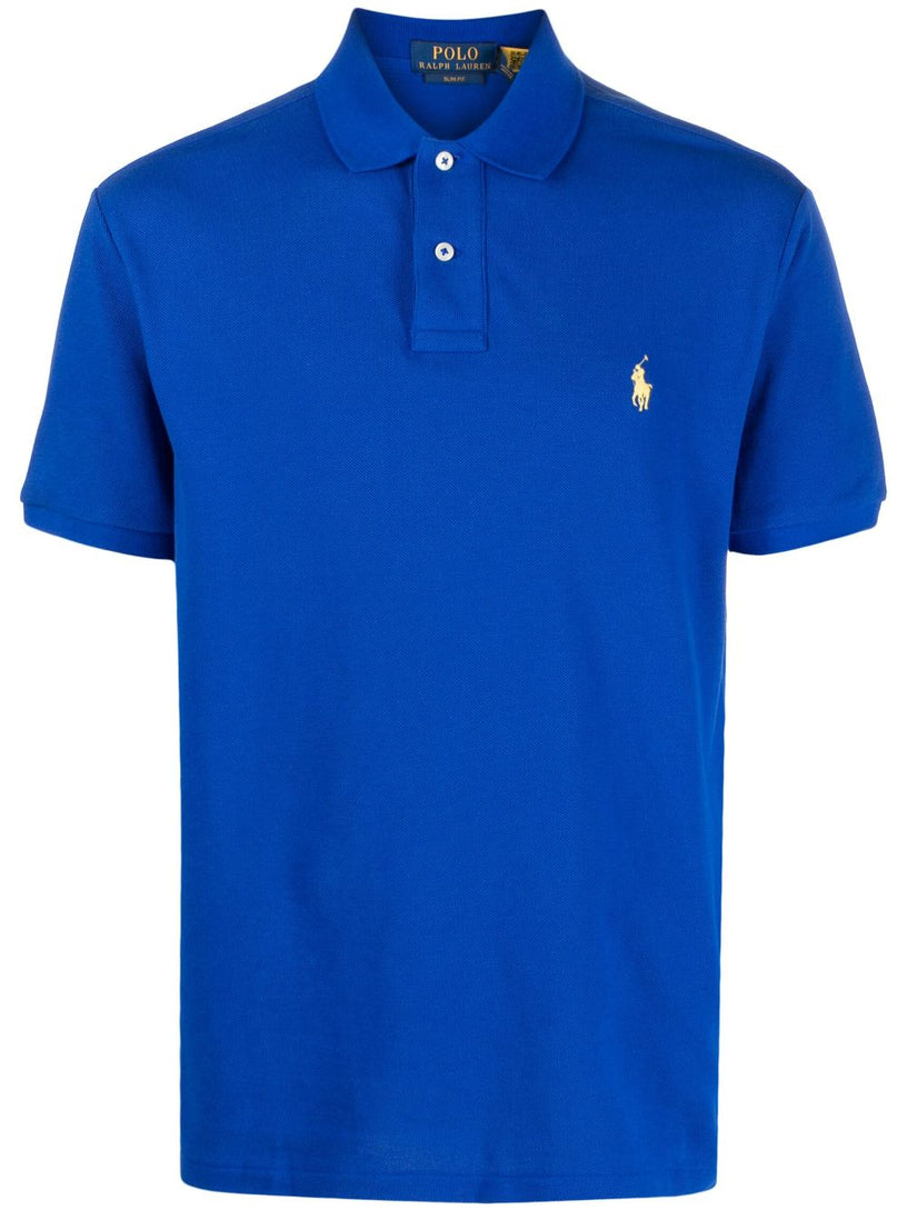 Slim Fit Mesh Polo Shirt