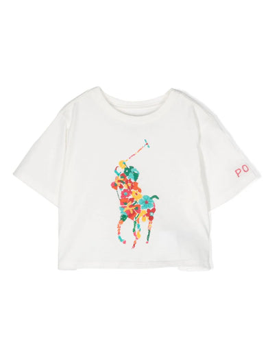 Floral Big Pony Tee