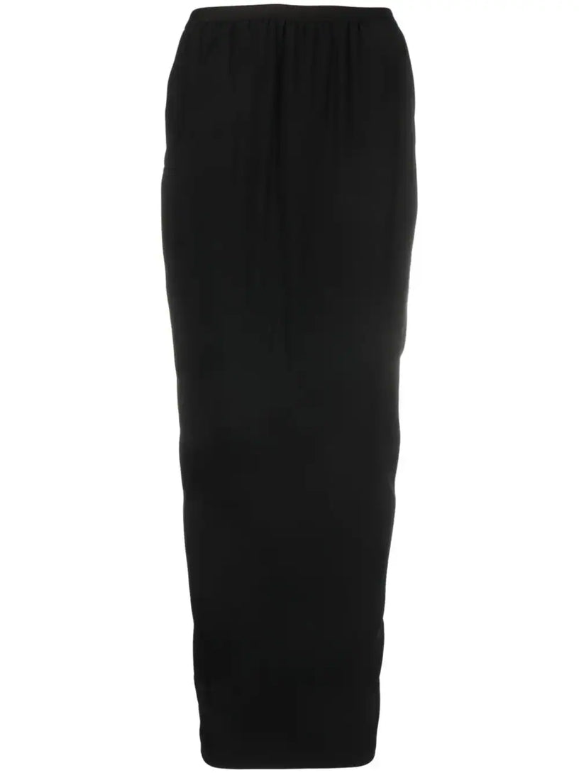 RICK OWENS Soft pillar long skirt