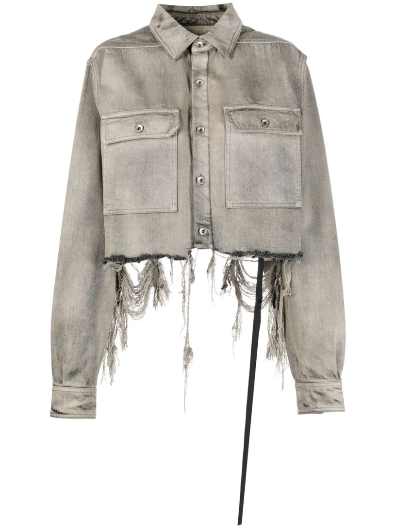 Rick Owens DRKSHDW Cropped shirt jacket