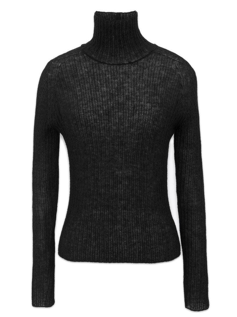 Saint Laurent Top in ribbed knit