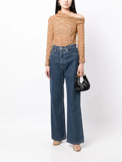 Sequin Asymmetric Top