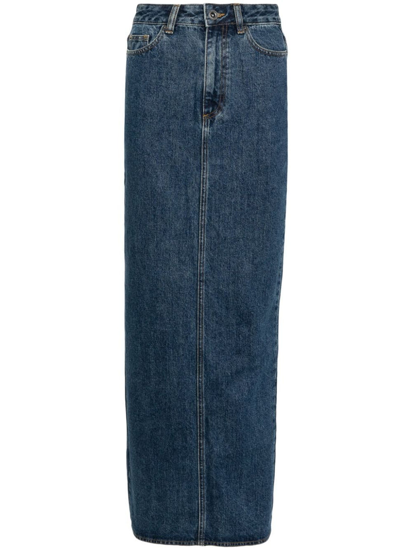 Denim Maxi Skirt