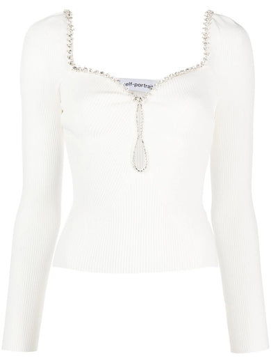 Knit Diamante Top