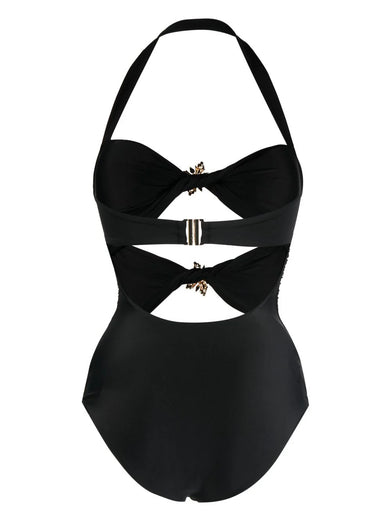 Cutout Halter Swimsuit