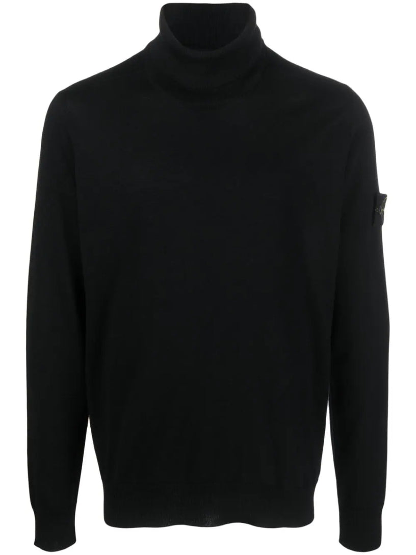 STONE ISLAND Polo neck knit