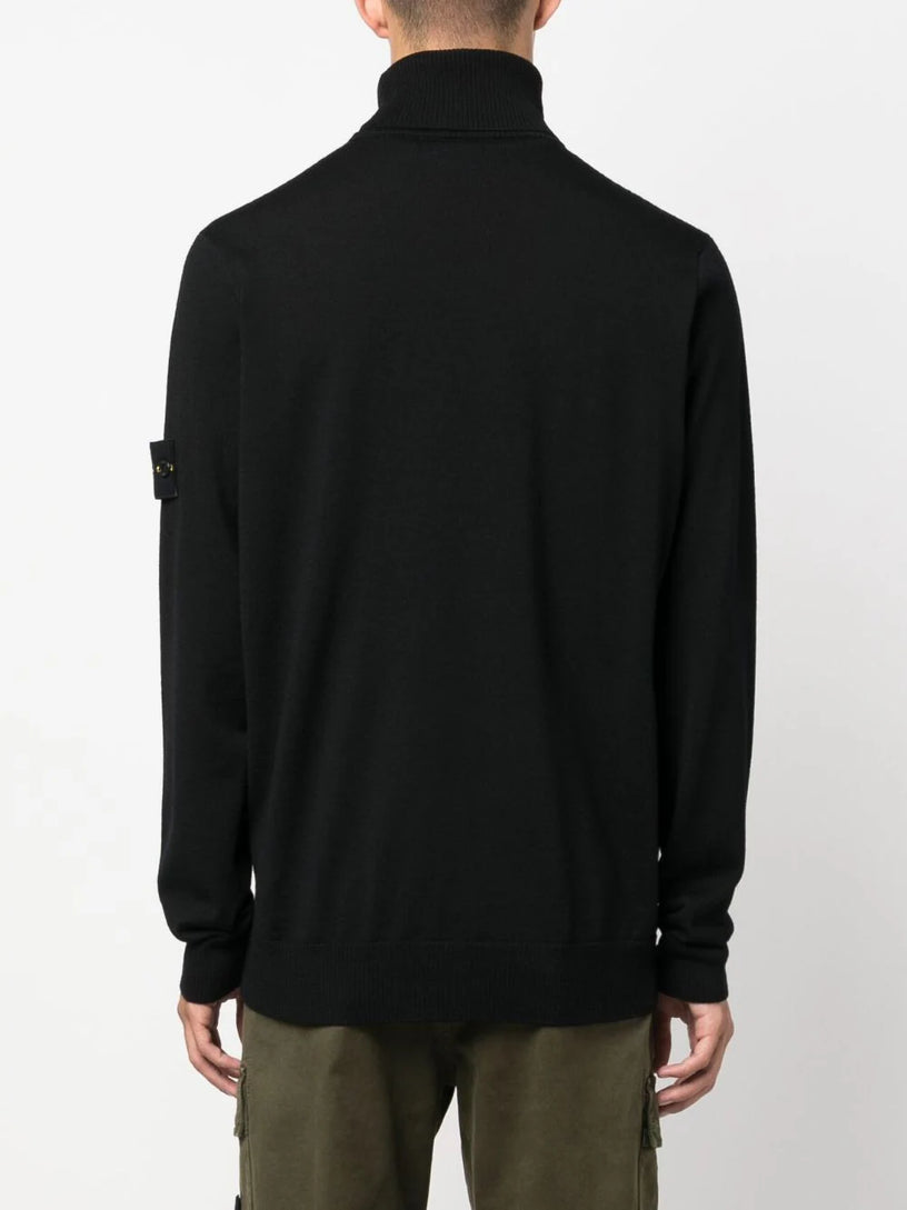 Polo neck knit