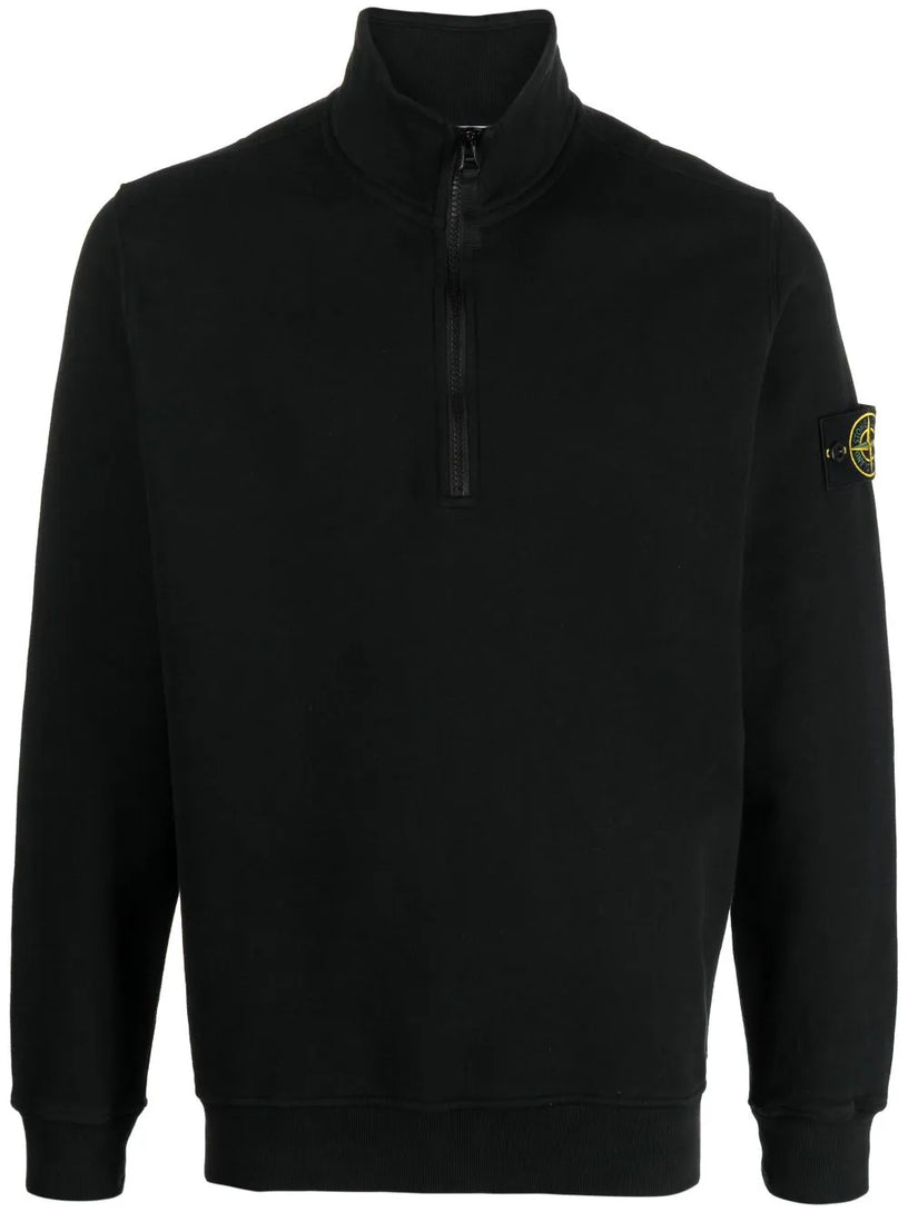 STONE ISLAND Half-zipper sweatshirt