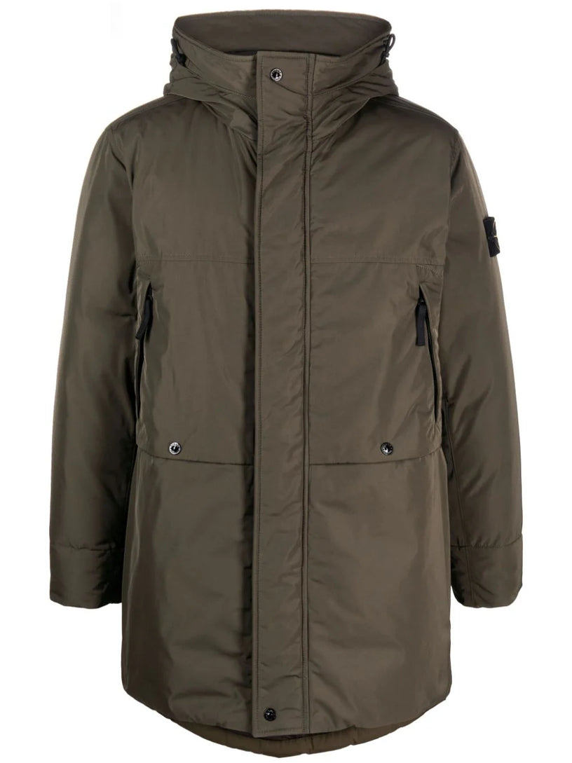 STONE ISLAND Compass-patch padded coat