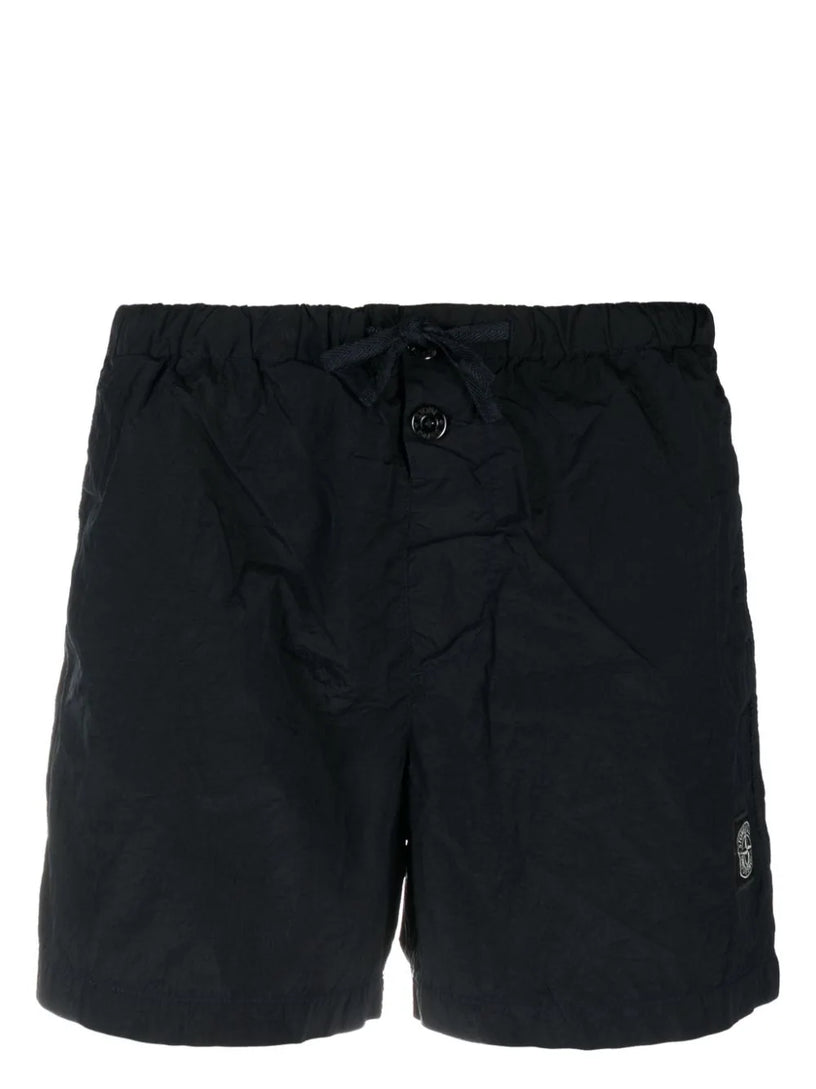 STONE ISLAND Logo swim shorts