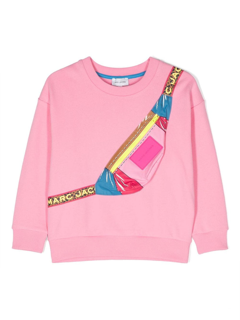 Appliqué-detail sweatshirt